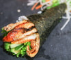 103 Salmon Skin Temaki